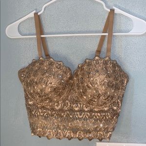 Corset sassy cropped top.